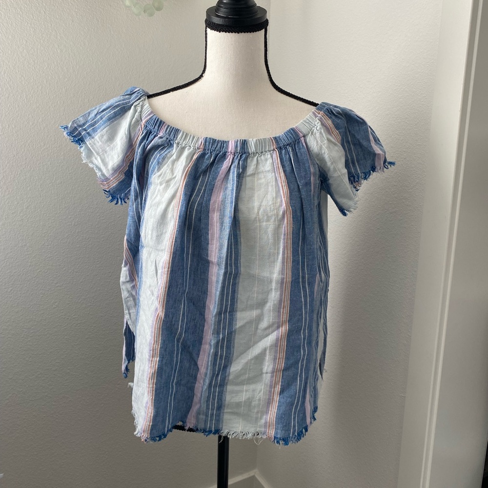 Laju off the shoulder lightweight blouse